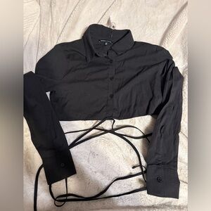 pacsun wrap around top